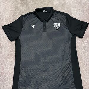 Black and Gray Polo Shirt by Macron